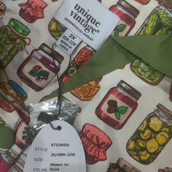 Unique Vintage dress size 2x New - Picture 3 of 4